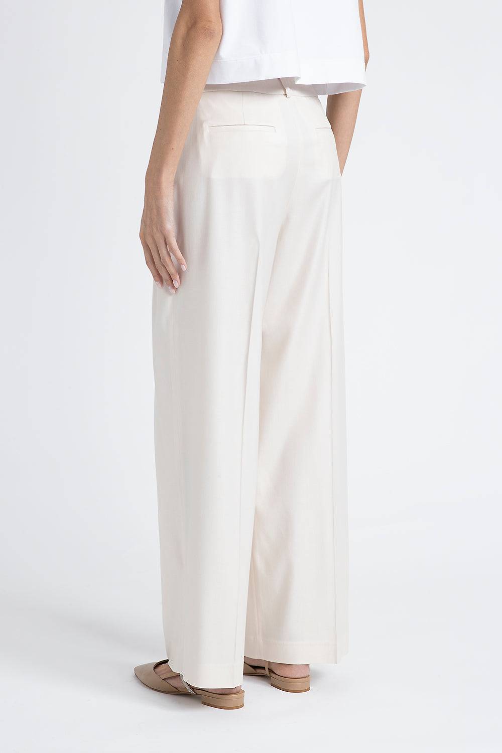 Peserico Pantalone wide in twill I Più Venduti