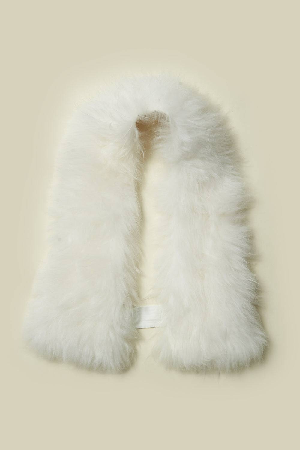 Peserico Collo in vero pelo di capra cashmere Italia
