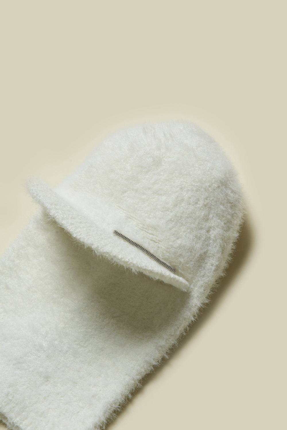 Peserico Balaclava effetto pelliccia con visiera Nuovo