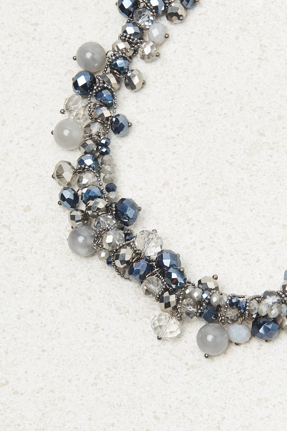 Peserico Collana girocollo con demi-cristalli e pietre dure Fino Al -60%