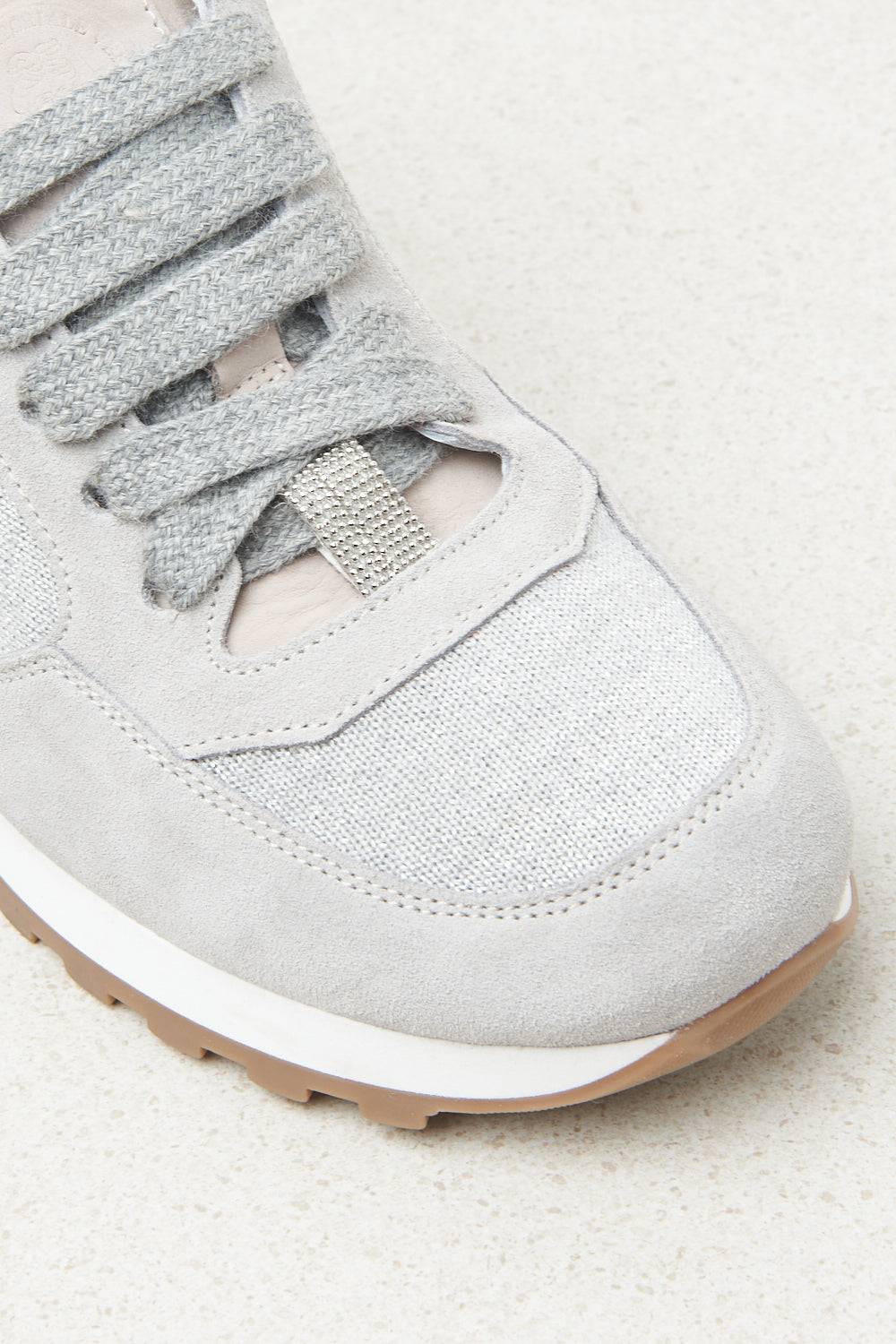 Peserico Sneakers in pelle nabuk scamosciata Economico
