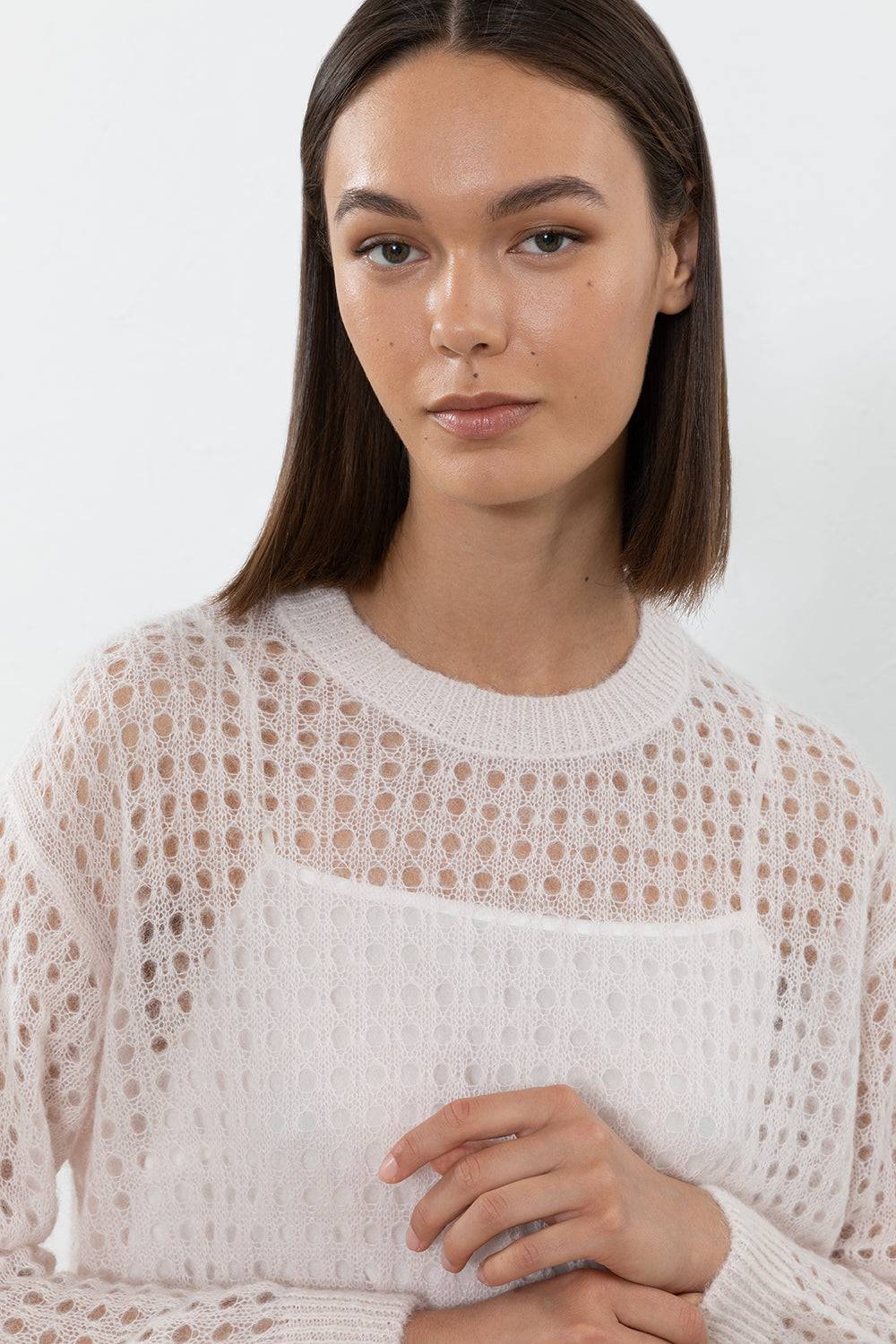 Peserico Maglia in leggero filato di baby suri alpaca Promozione Limitata