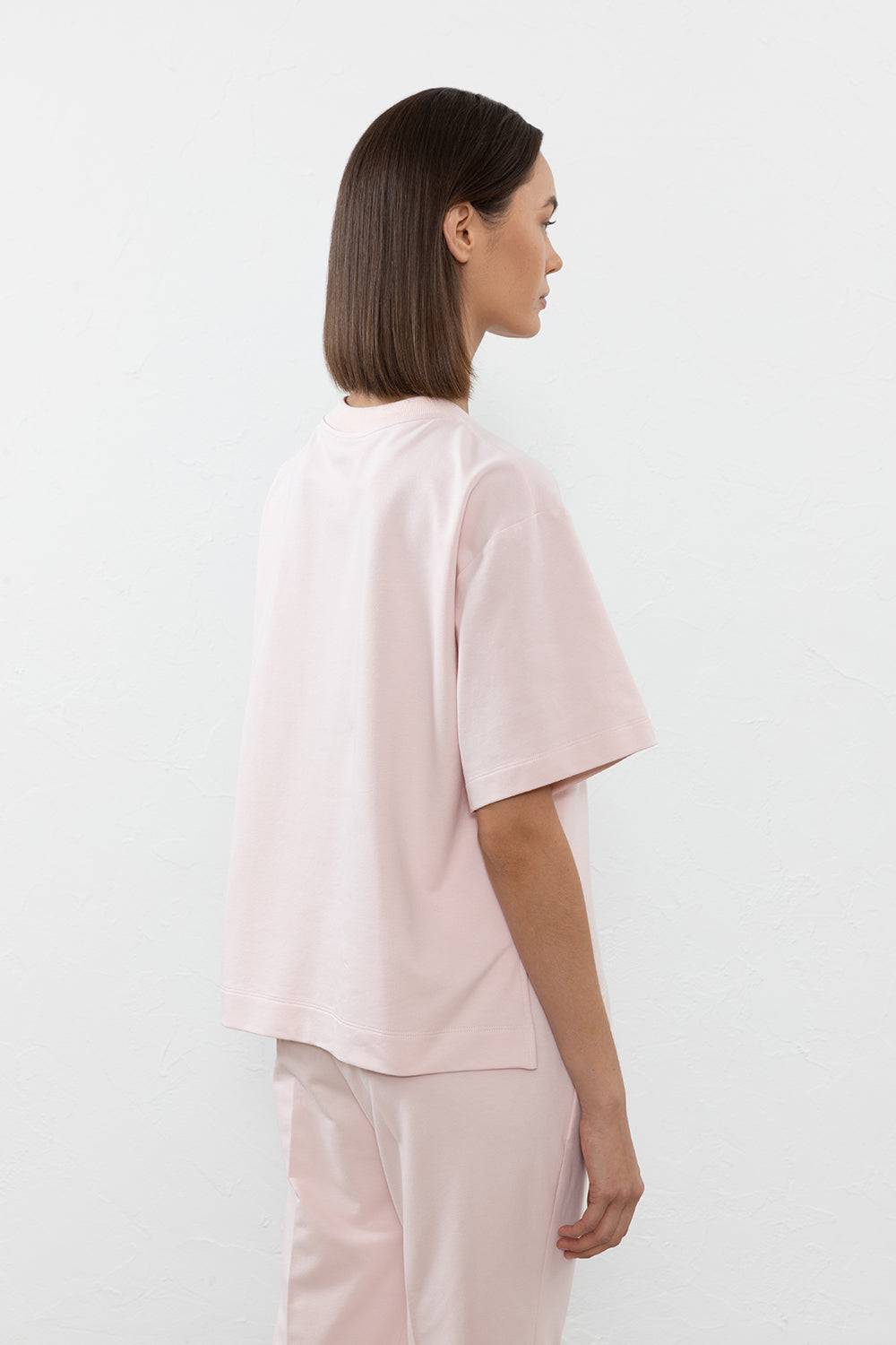 Peserico T-shirt in felpa leggera di cotone Outlet