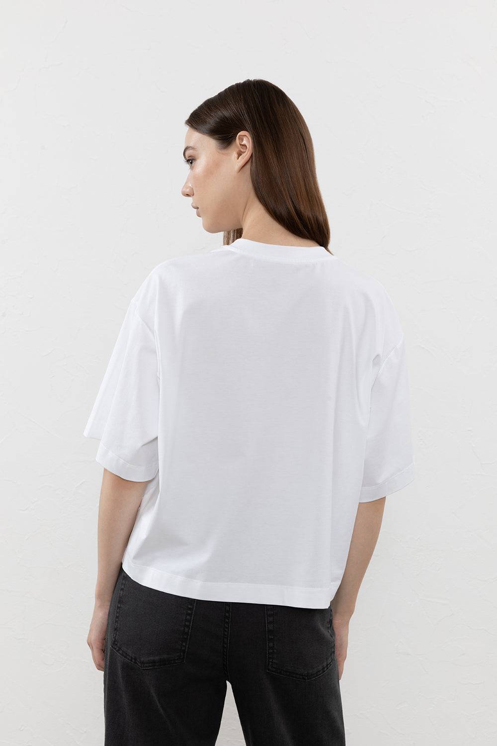 Peserico T-shirt in jersey di cotone Saldi