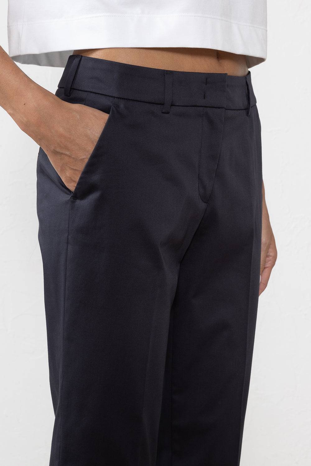 Peserico Pantalone in raso leggero di cotone I Più Venduti