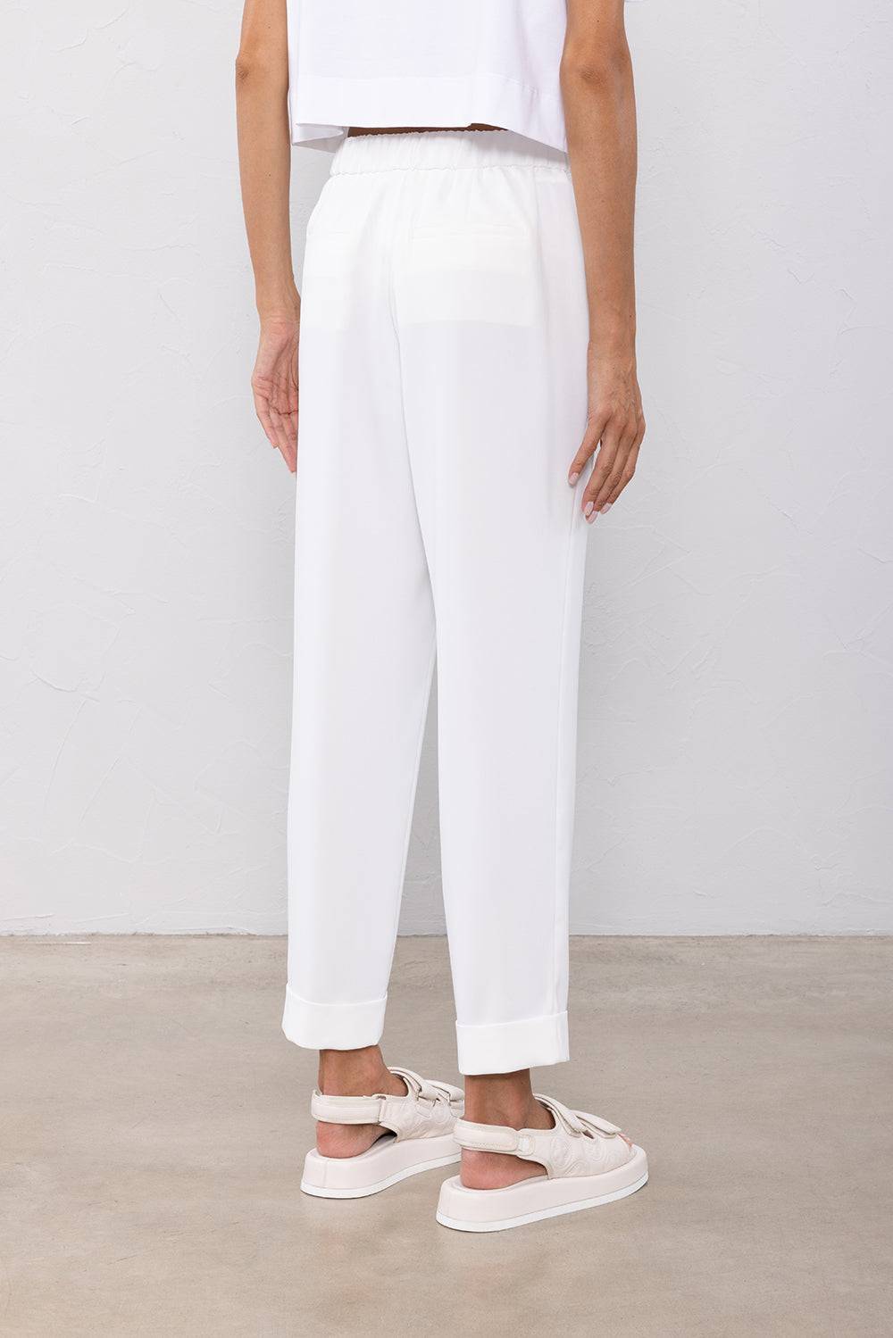 Peserico Pantalone in cady crepe tecnico Vendite Flash