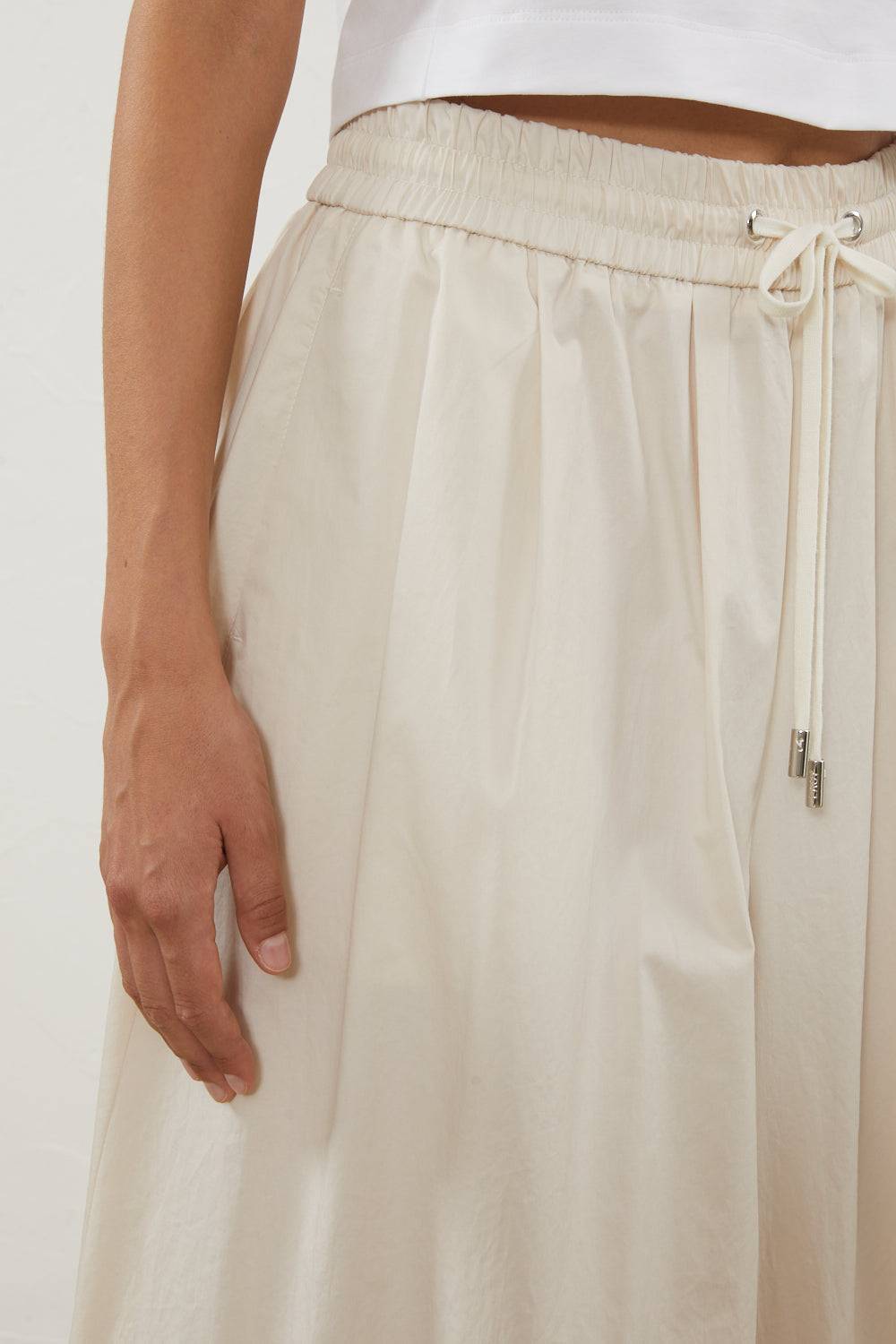 Peserico Pantalone in raso leggero di cotone Offerte esclusive