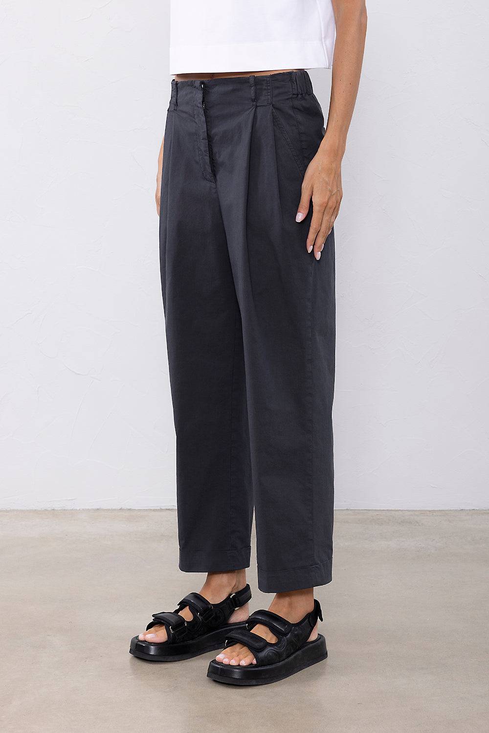 Peserico Pantalone in tela leggera di cotone e lyocell