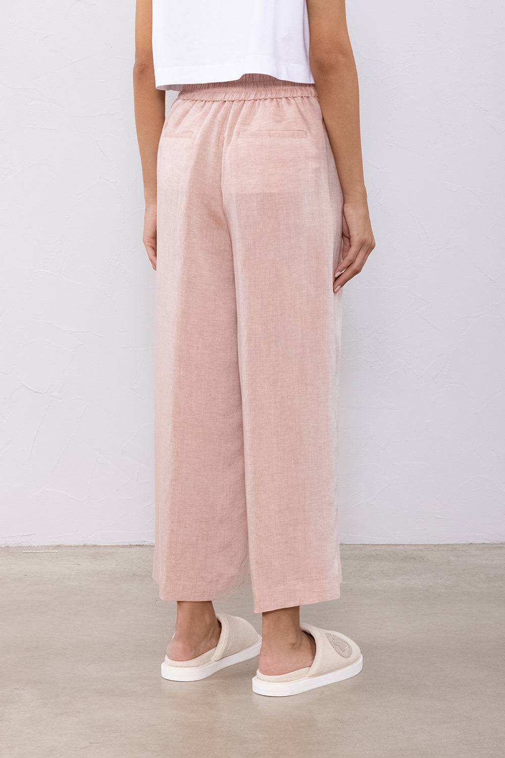 Peserico Pantalone in viscosa e lino Vendita