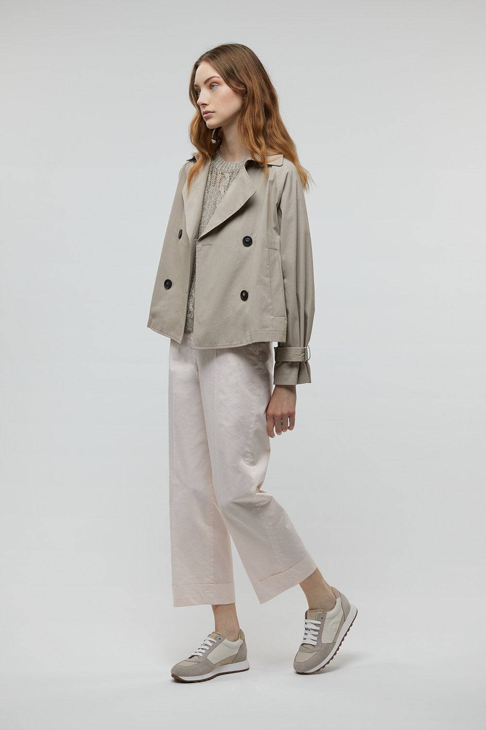 Peserico Pantalone dritto alla caviglia con risvolto Promozione