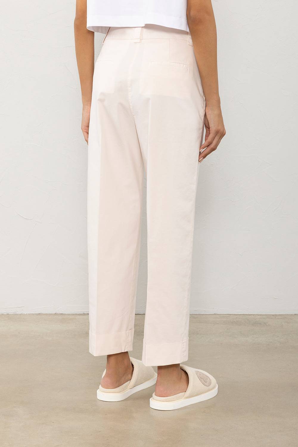 Peserico Pantalone dritto alla caviglia con risvolto Promozione
