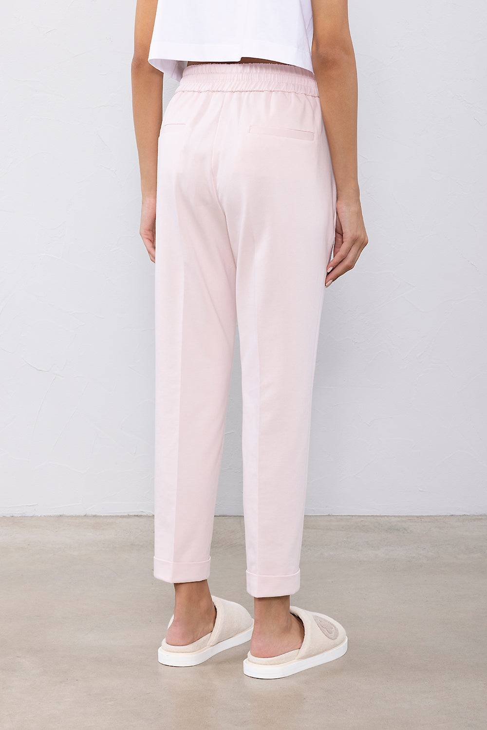 Peserico Pantalone in felpa leggera di cotone Spedizione Gratuita