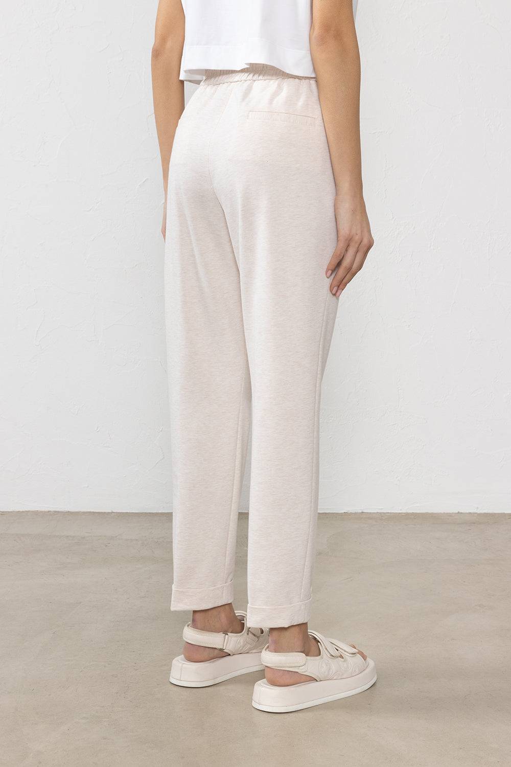 Peserico Pantalone in felpa leggera di cotone Soddisfazione Garantita