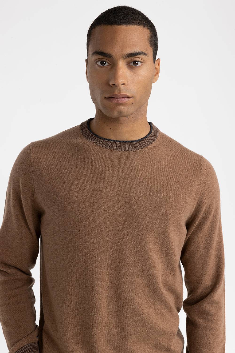 Peserico Maglia girocollo in lana, seta e cashmere Convenienza