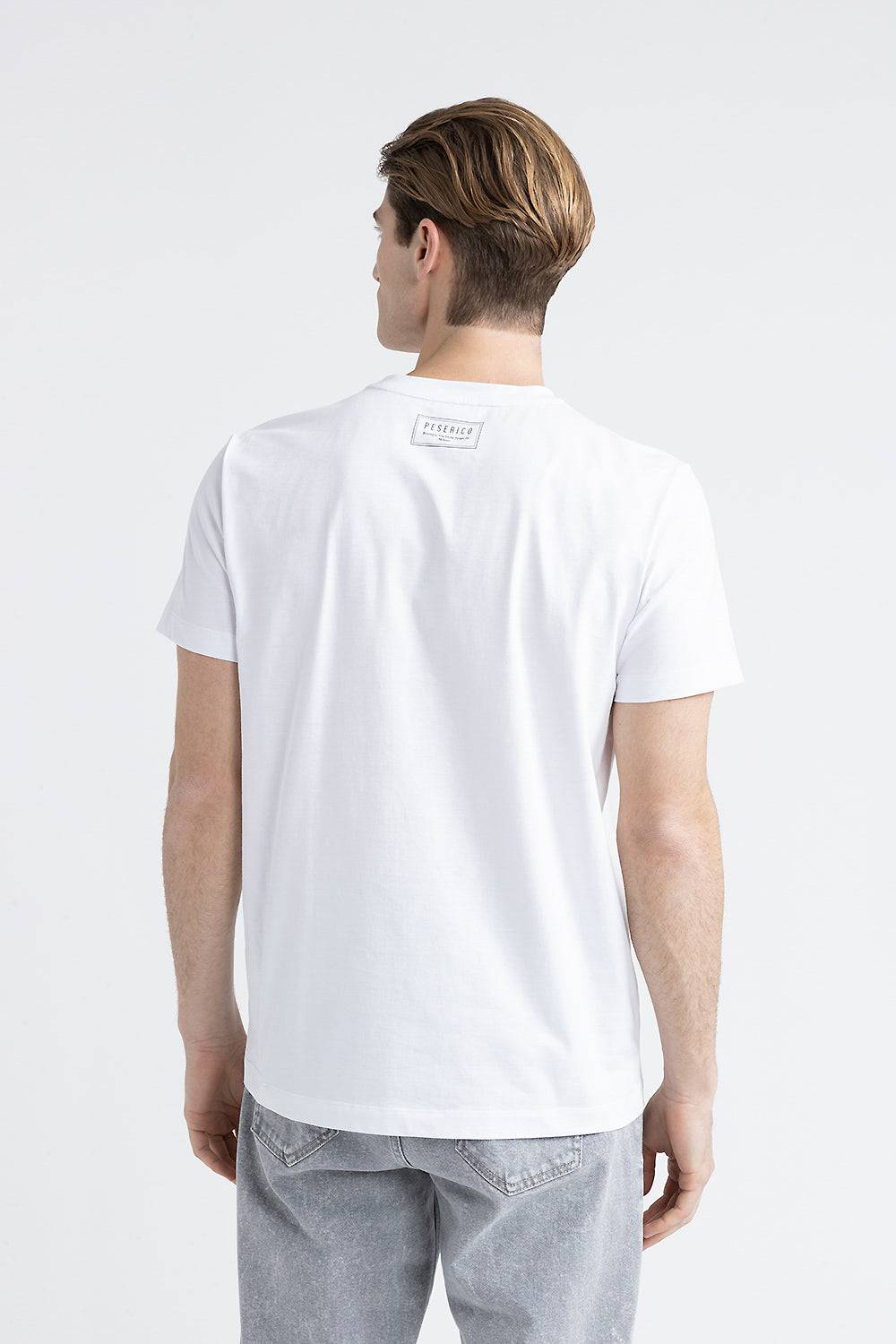 Peserico T-shirt in morbido jersey di puro cotone Outlet