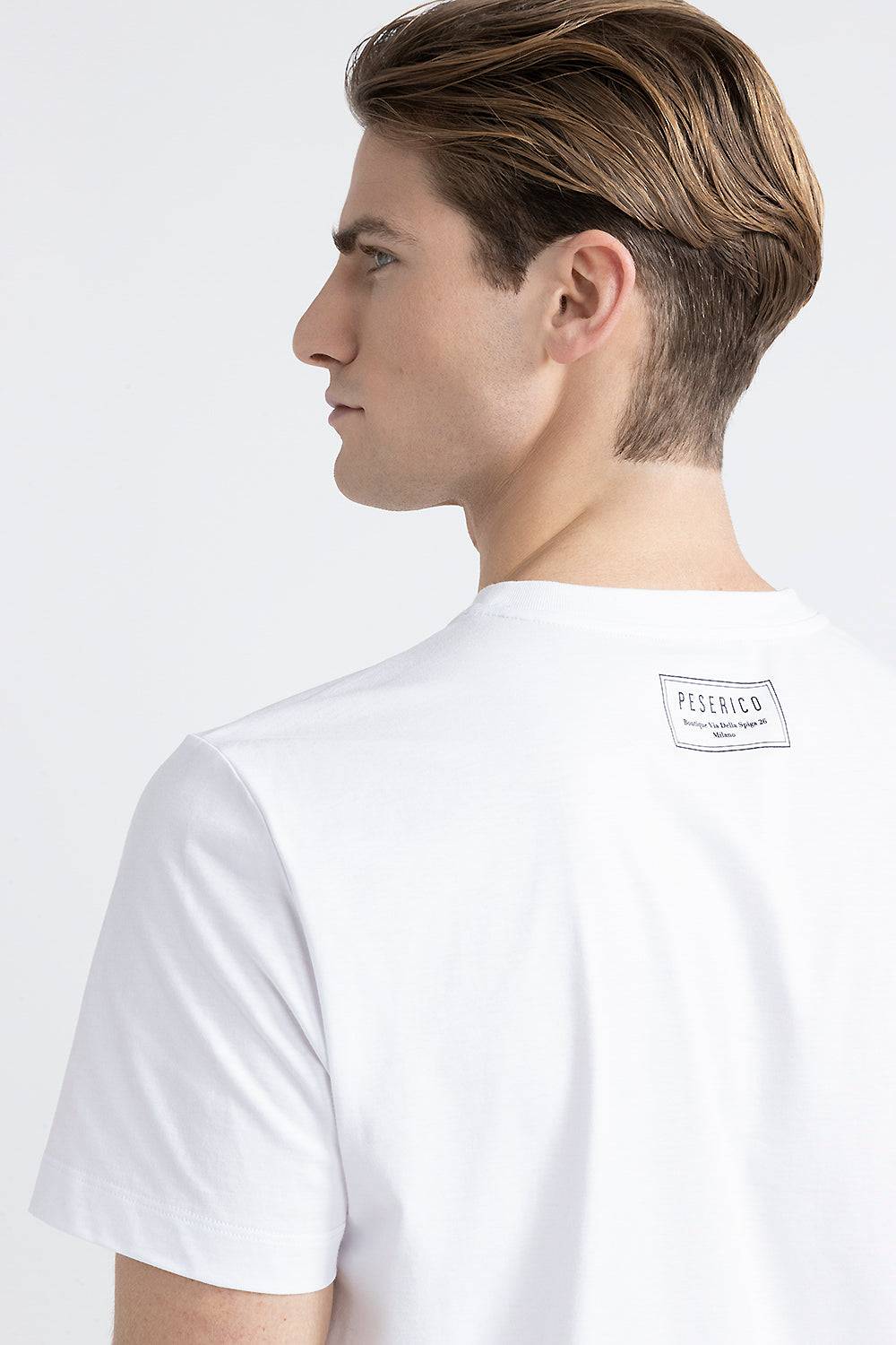 Peserico T-shirt in morbido jersey di puro cotone Outlet