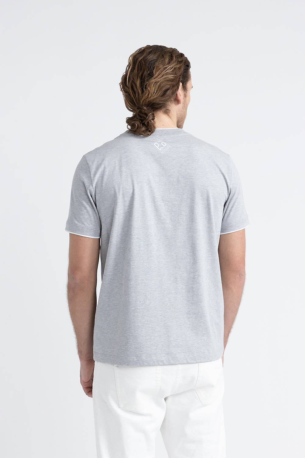 Peserico T-shirt in morbido jersey di puro cotone Saldi