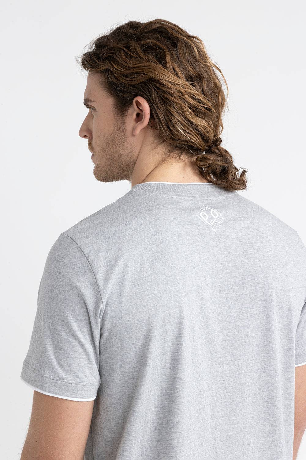 Peserico T-shirt in morbido jersey di puro cotone Officina