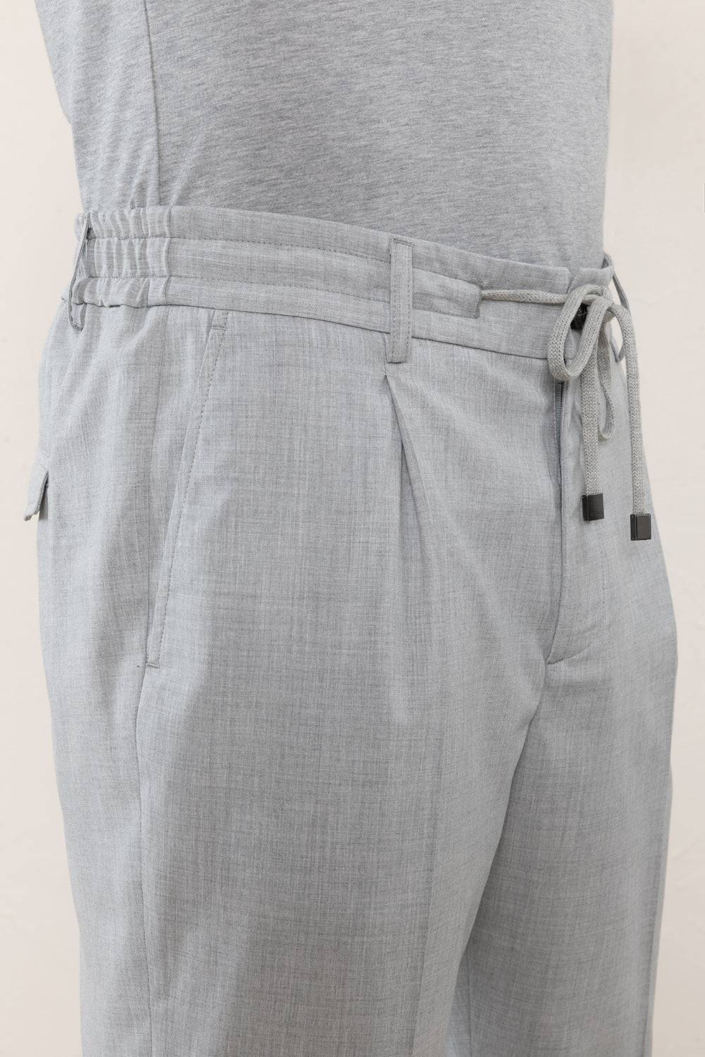 Peserico Pantalone jogger in tela tecnica di viscosa stretch Vendite Flash