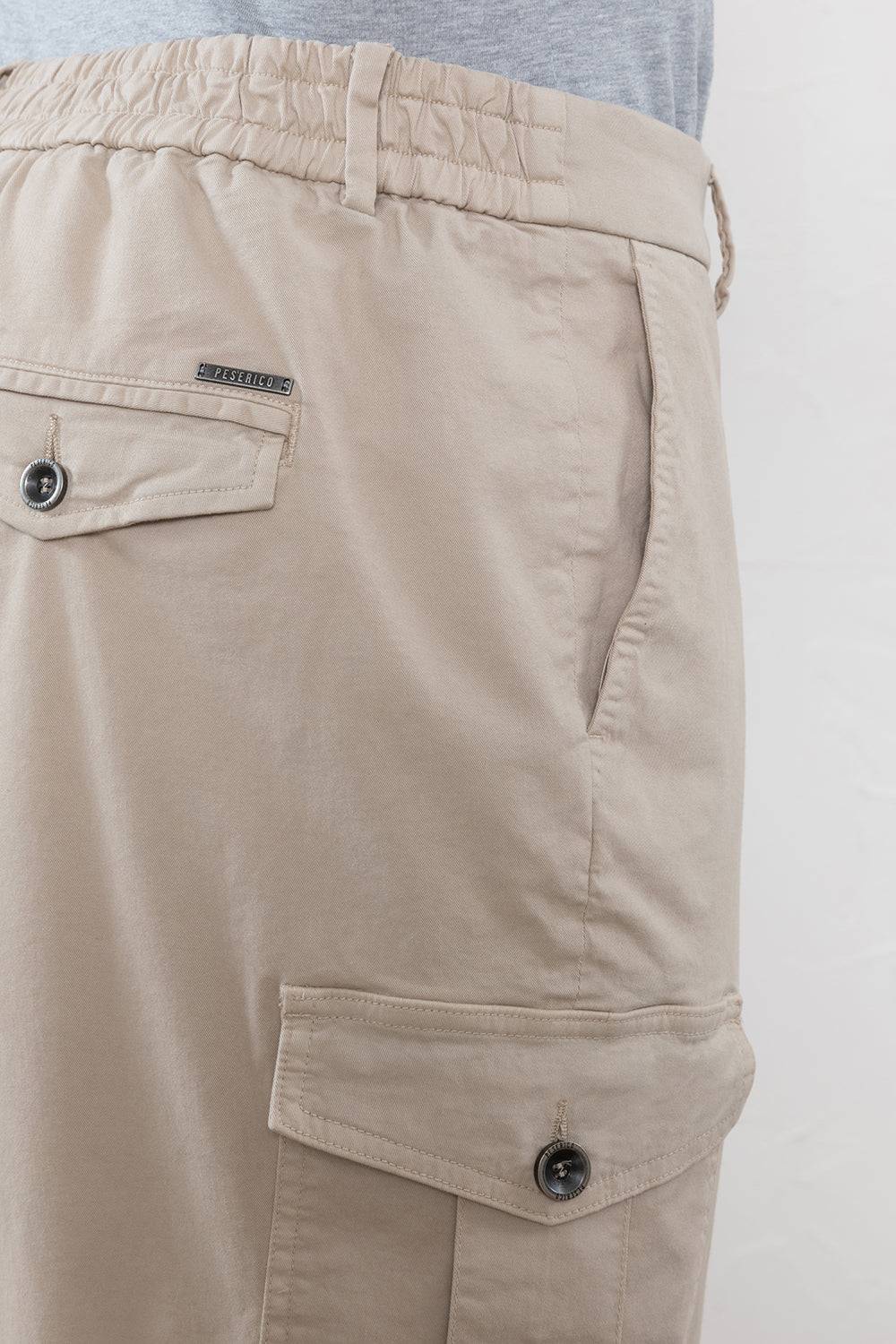 Peserico Pantalone chino in gabardina di cotone stretch Negozio