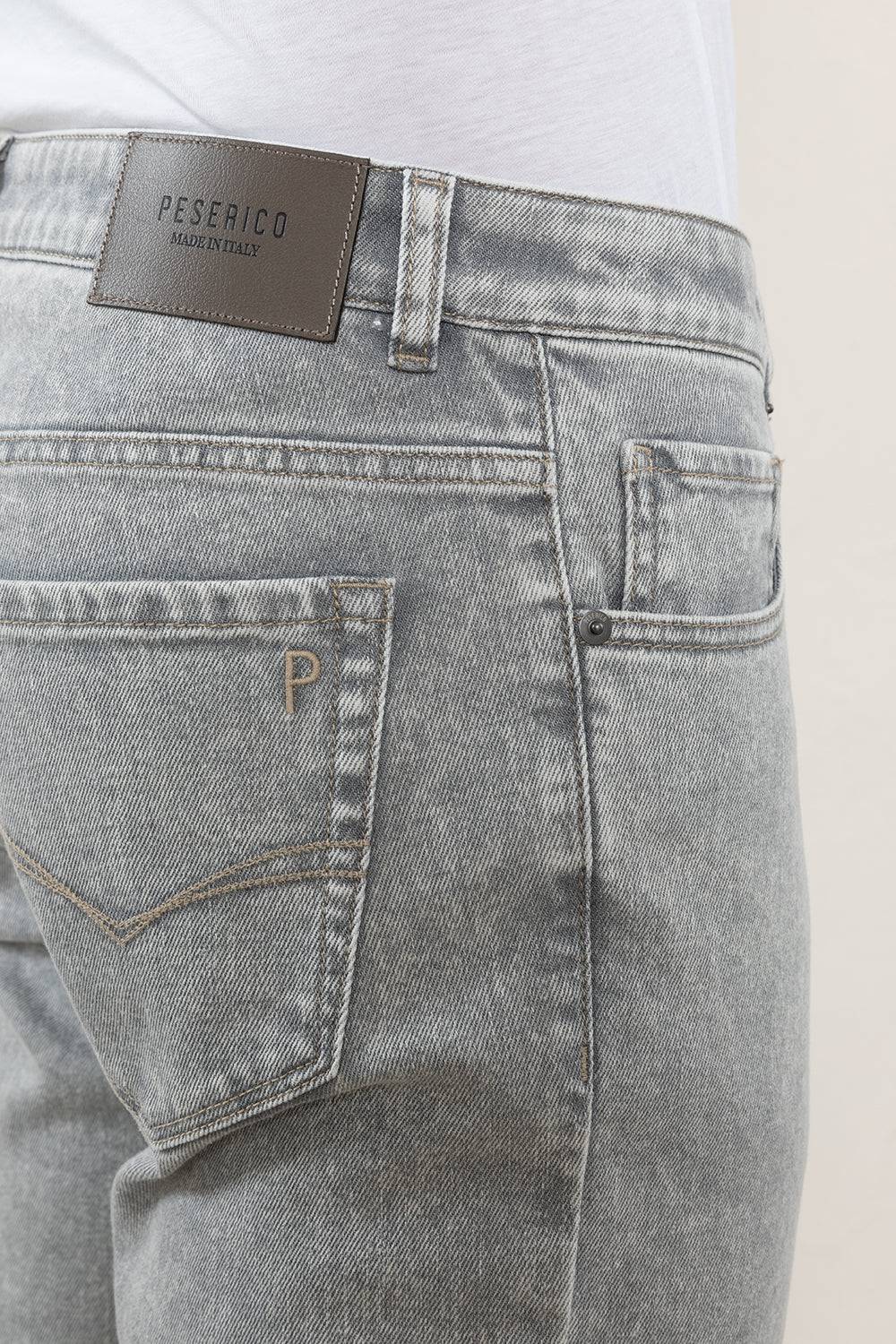 Peserico Pantalone in denim di leggero cotone Italy