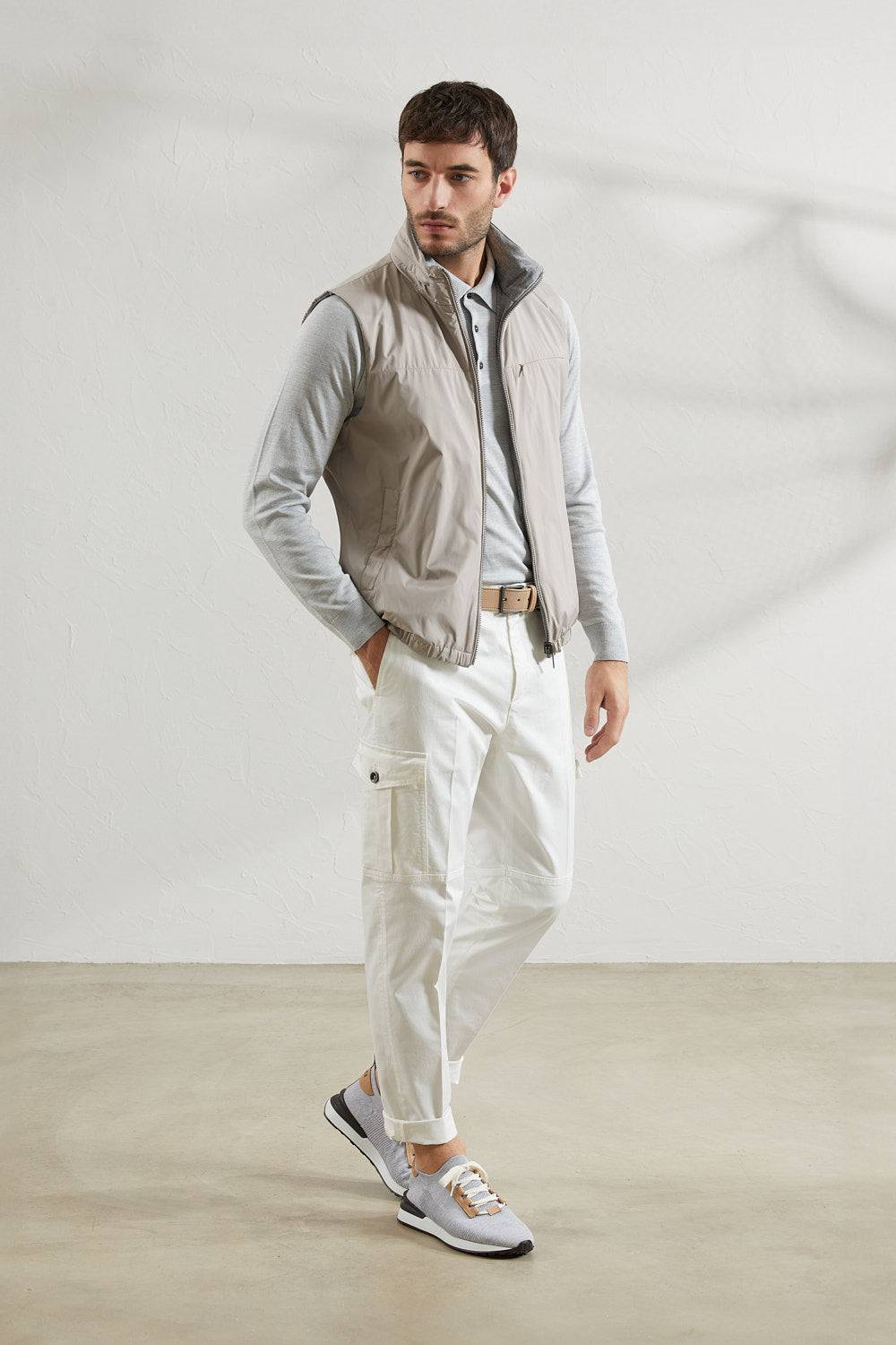 Peserico Pantalone chino in gabardina di cotone 2025