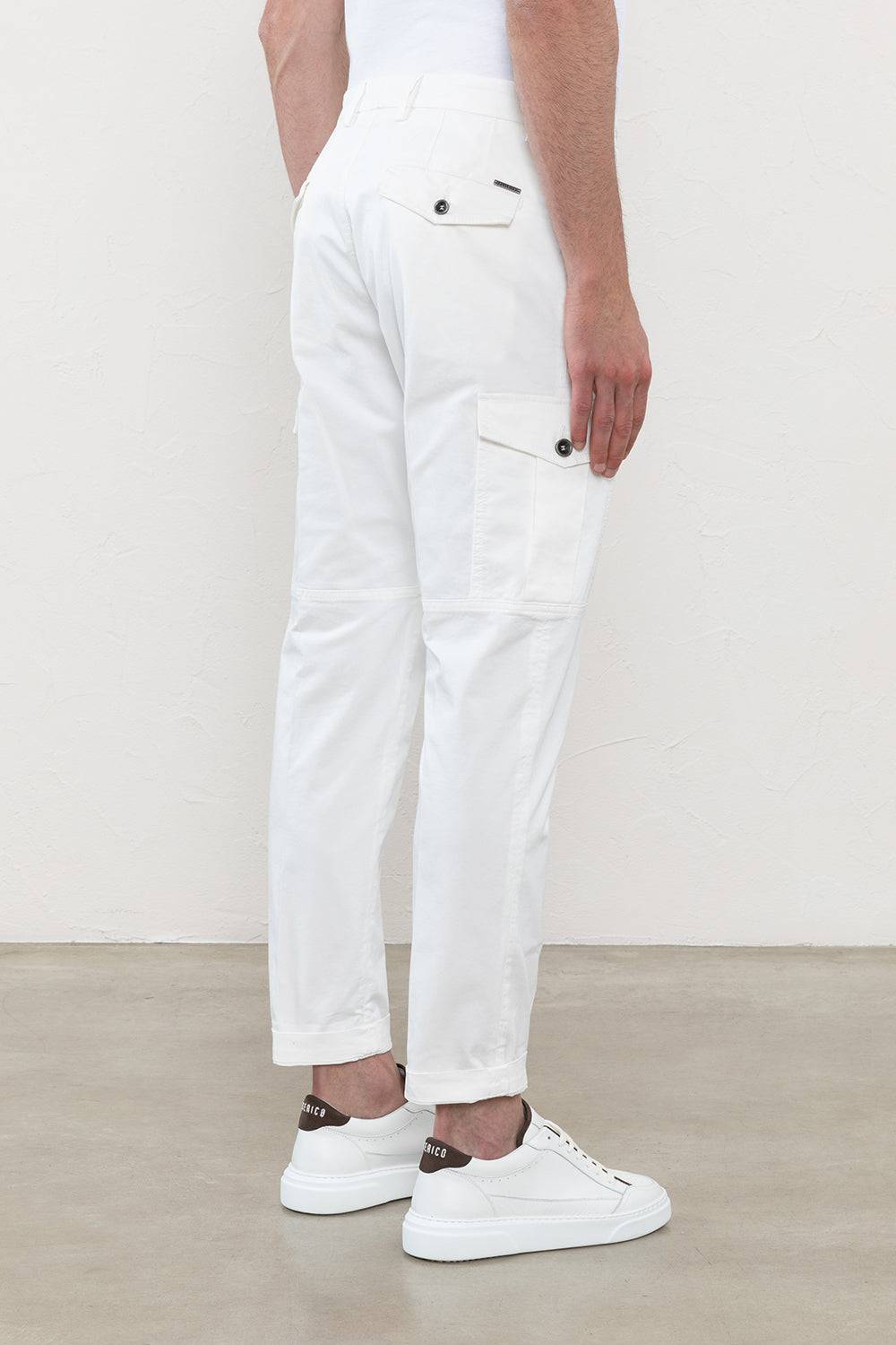 Peserico Pantalone chino in gabardina di cotone 2025