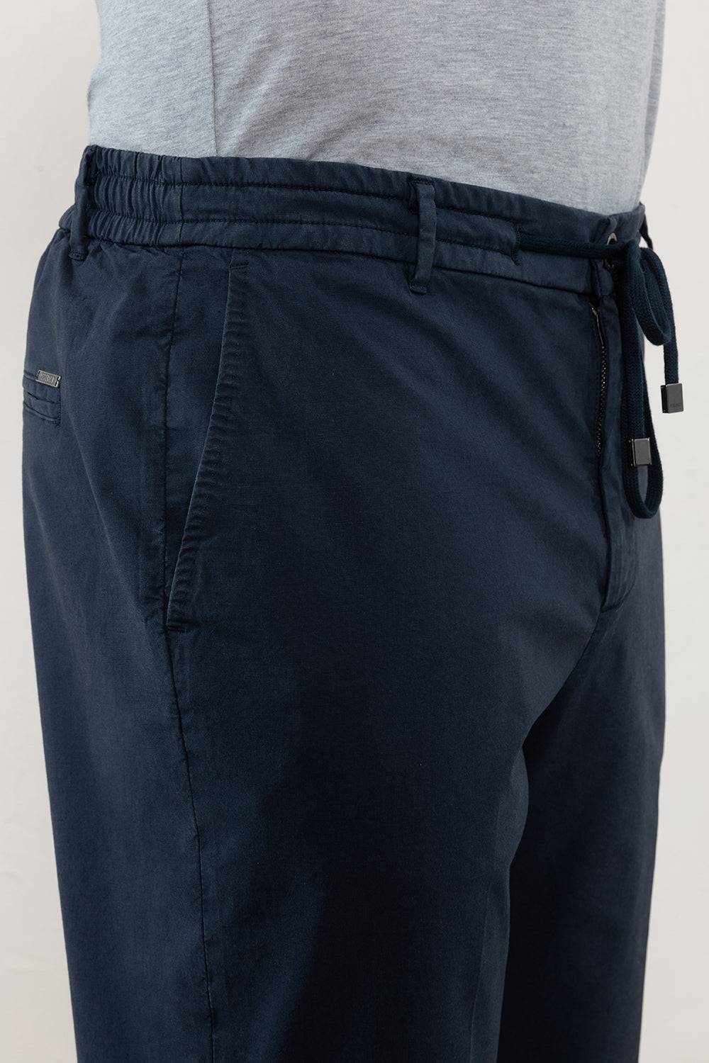 Peserico Pantalone jogger in leggera tela di cotone lyocell Nuovo