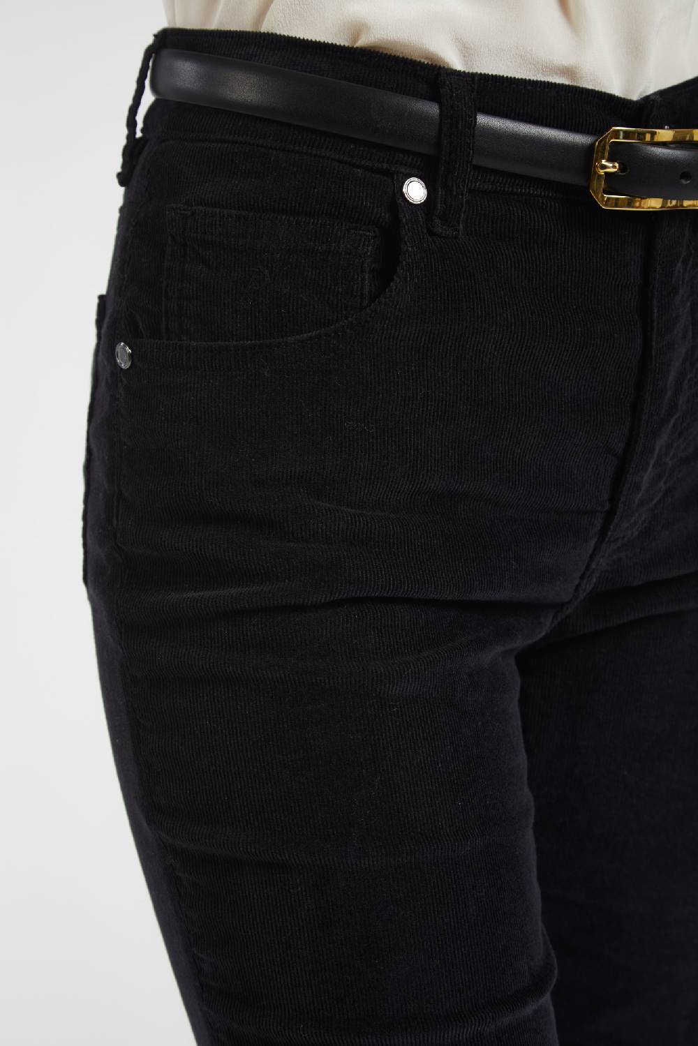 Piazza Sempione JENNIFER Pantalone bootcut con ricamo monogram Nuova