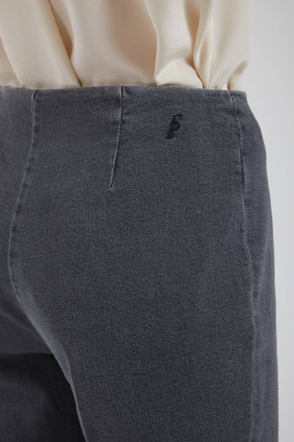 Piazza Sempione AUDREY Pantalone in denim nero In Linea
