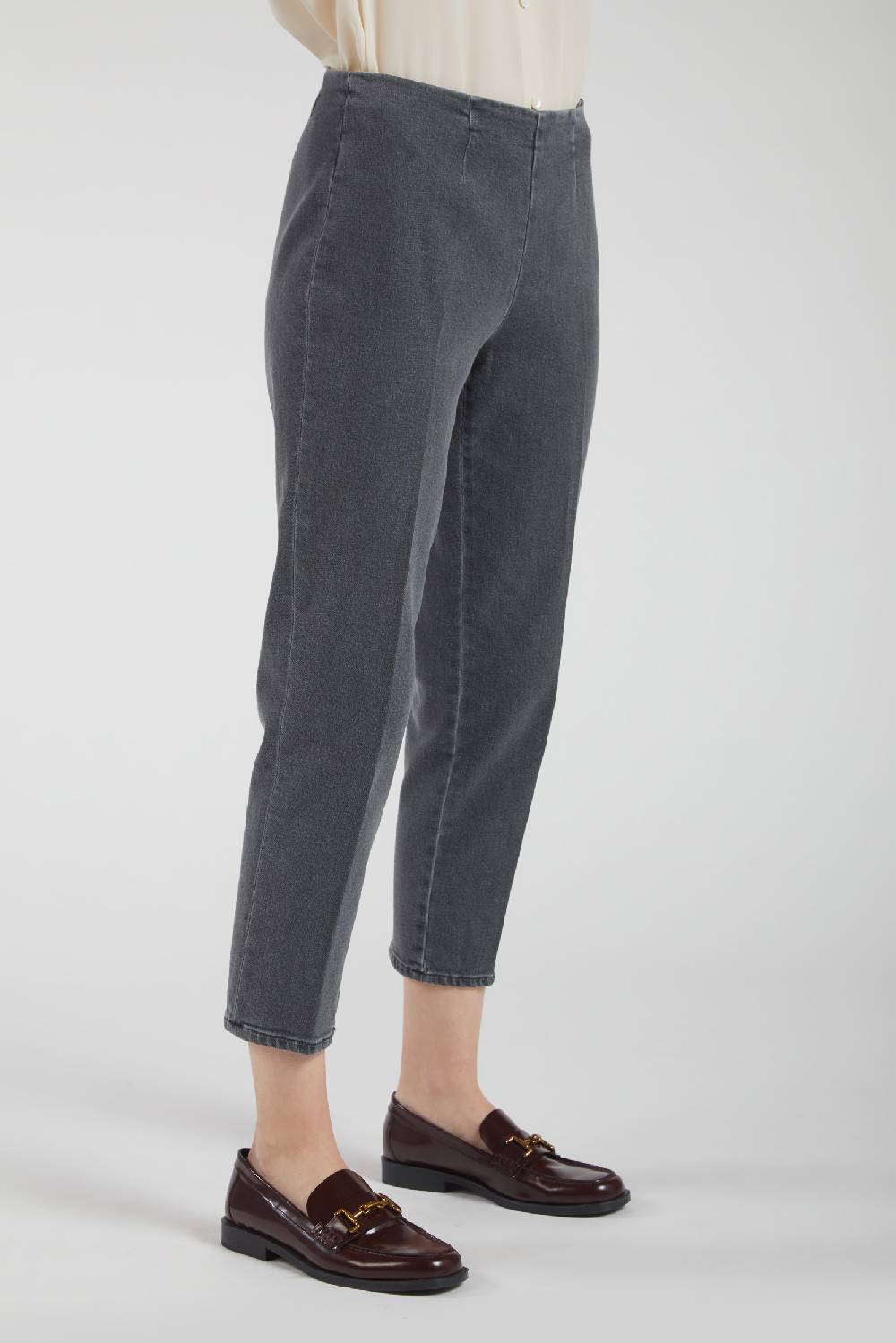 Piazza Sempione AUDREY Pantalone in denim nero In Linea
