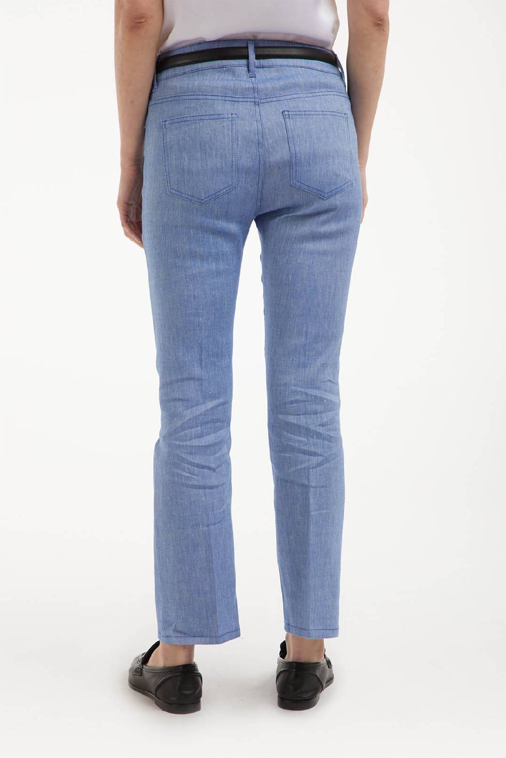 Piazza Sempione OLIVIA Pantalone 5 tasche effetto denim Consegna Veloce