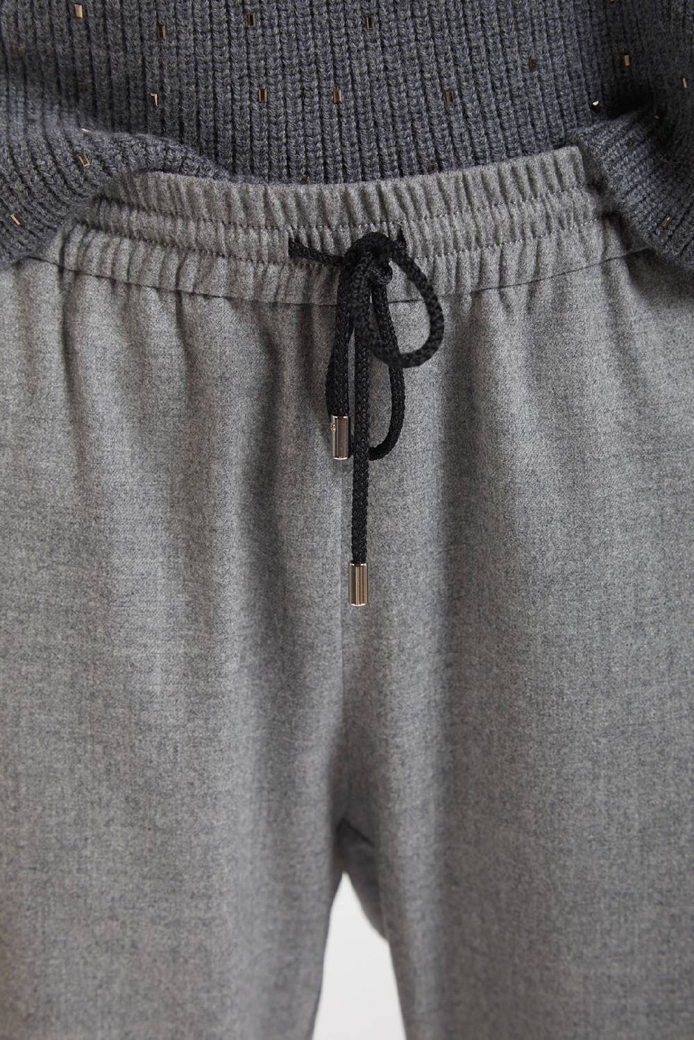 Piazza Sempione KATIE Pantalone con coulisse in lana Offerte