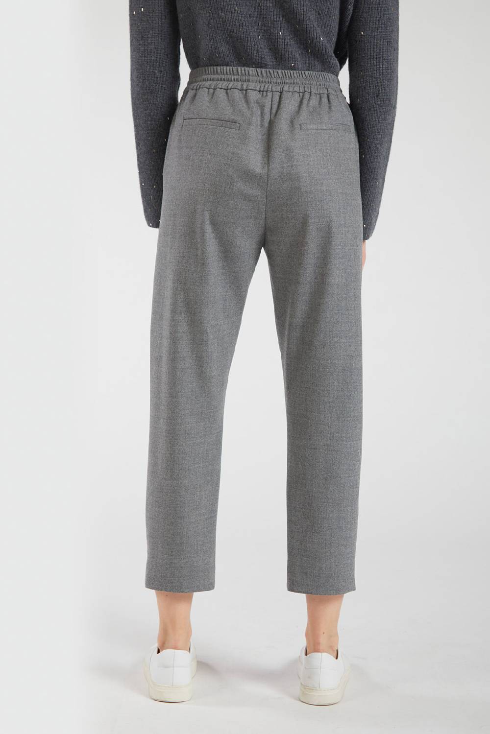Piazza Sempione KATIE Pantalone con coulisse in lana Offerte