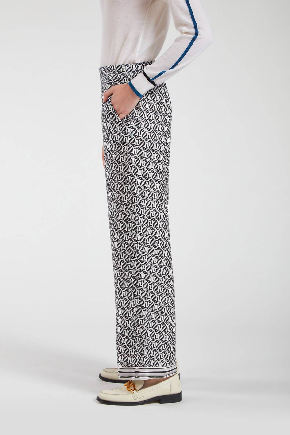 Piazza Sempione ANNA Pantalone wide leg Negozio
