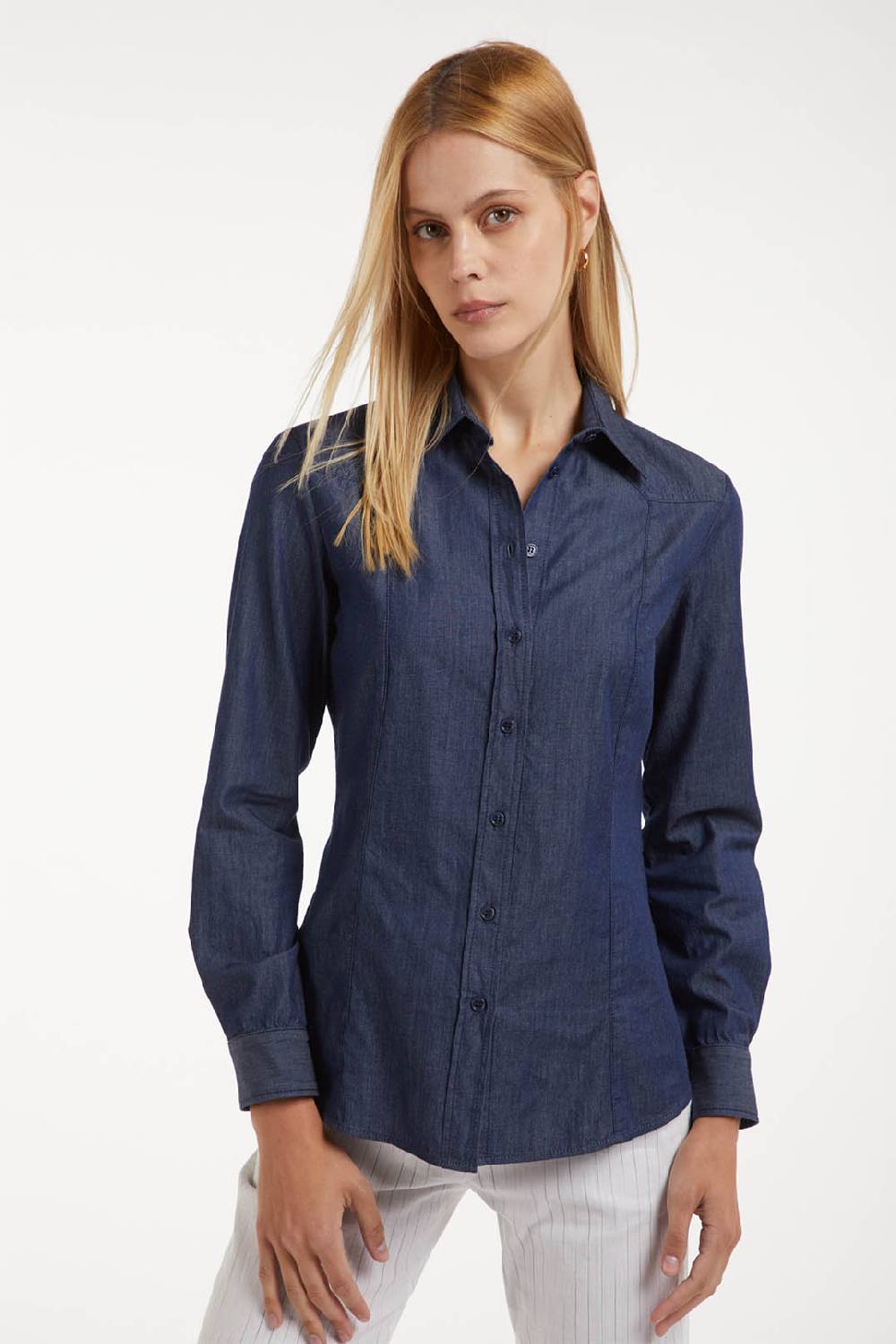 Piazza Sempione Camicia western in denim Affare Del Giorno