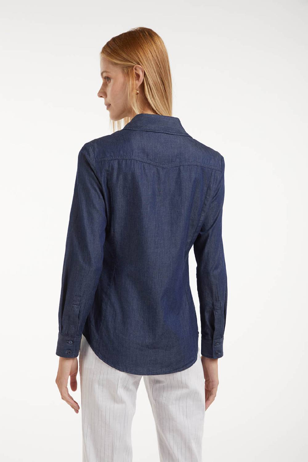 Piazza Sempione Camicia western in denim Affare Del Giorno
