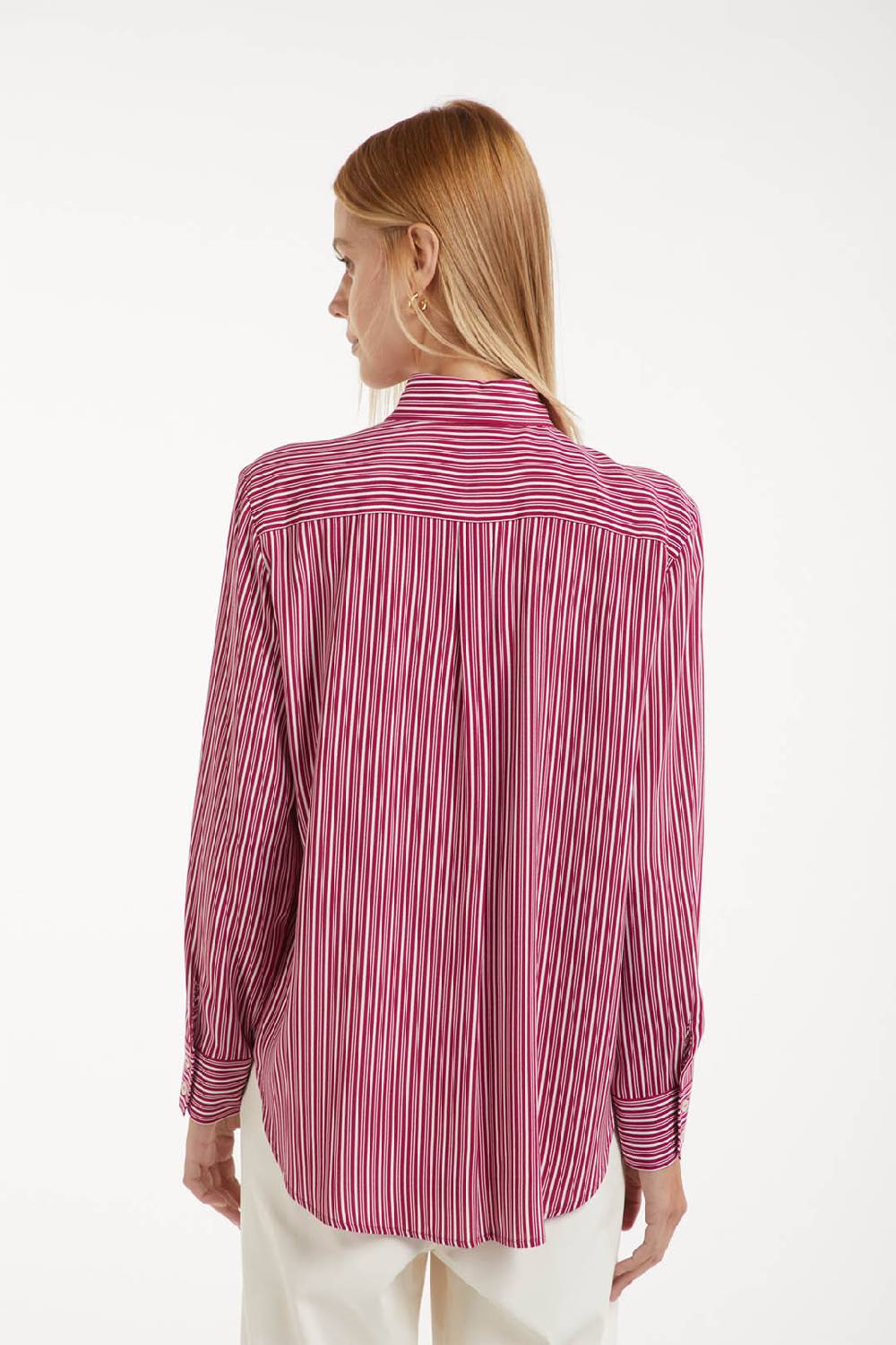 Piazza Sempione Camicia con stampa rigata Online