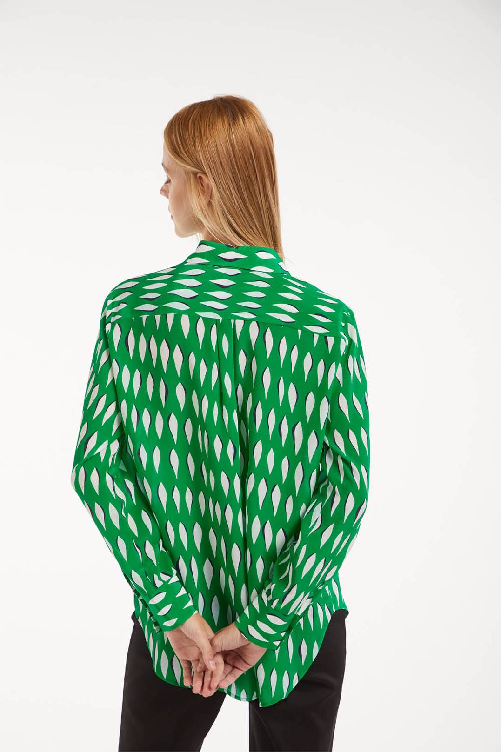 Piazza Sempione Camicia stampa ogive Outlet