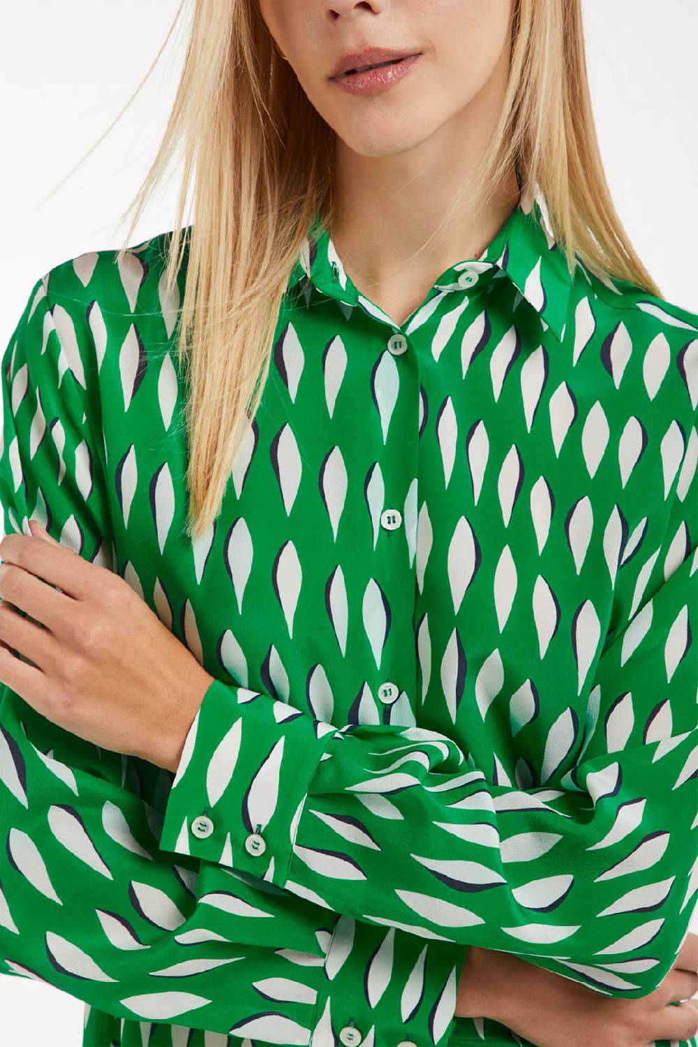 Piazza Sempione Camicia stampa ogive Outlet