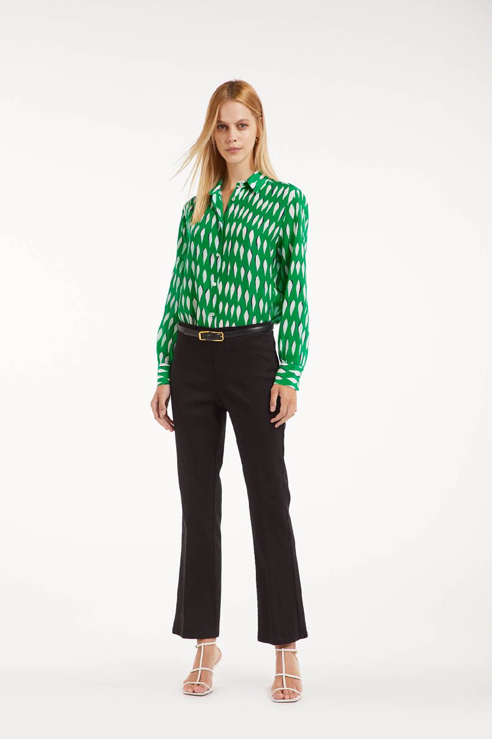 Piazza Sempione Camicia stampa ogive Outlet