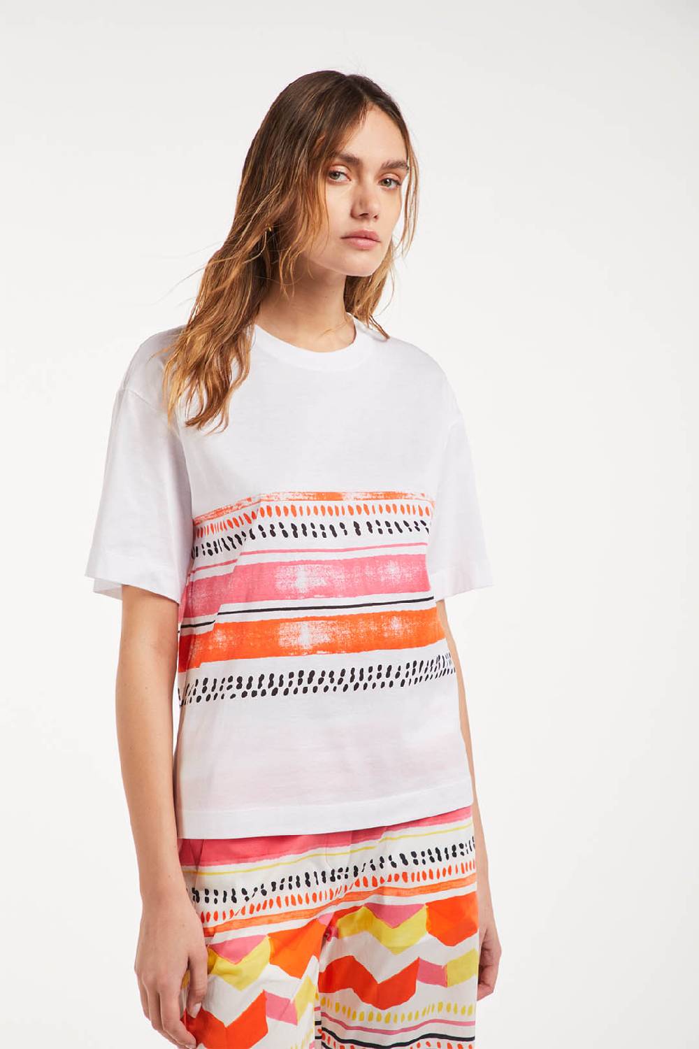 Piazza Sempione T-shirt in jersey di cotone In Vendita