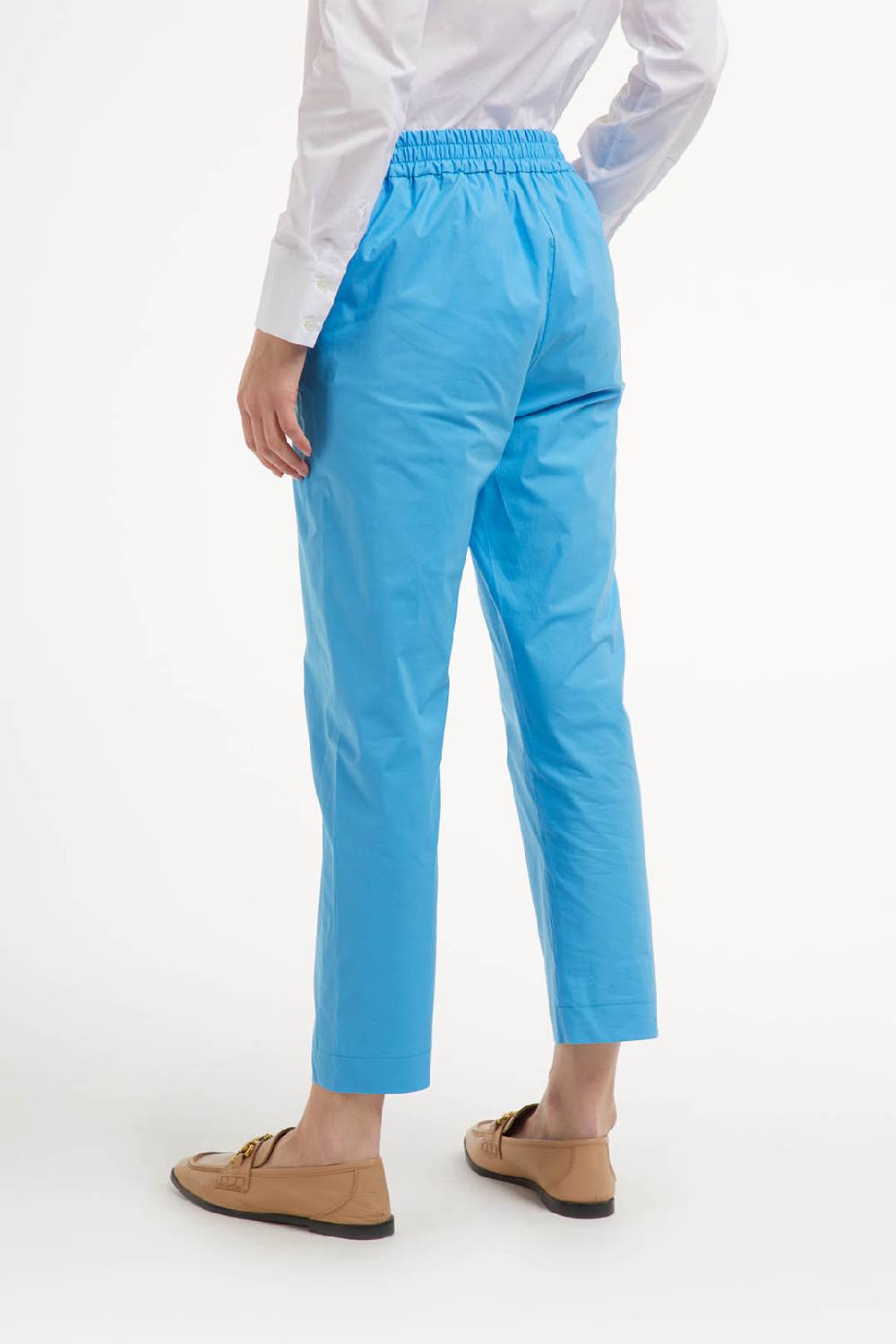 Piazza Sempione HILARY Pantalone in popeline elasticizzato Presa