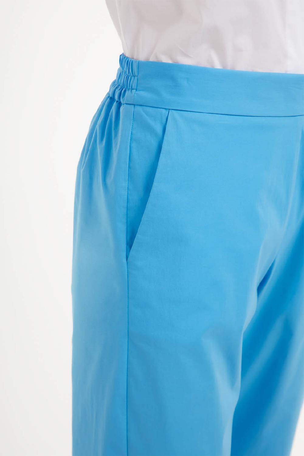 Piazza Sempione HILARY Pantalone in popeline elasticizzato Presa