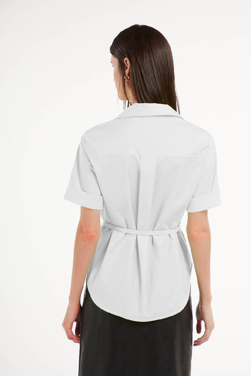 Piazza Sempione Camicia a maniche corte con cintura Negozio