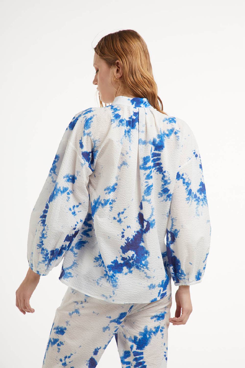 Piazza Sempione Camicia con stampa tie dye Nuova
