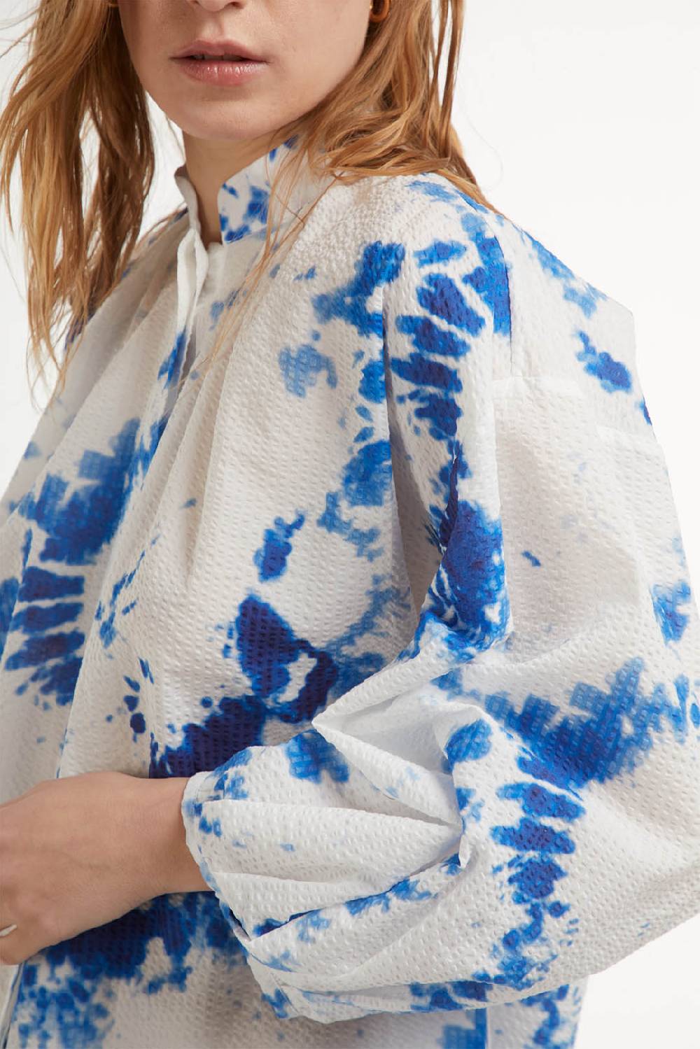 Piazza Sempione Camicia con stampa tie dye Nuova