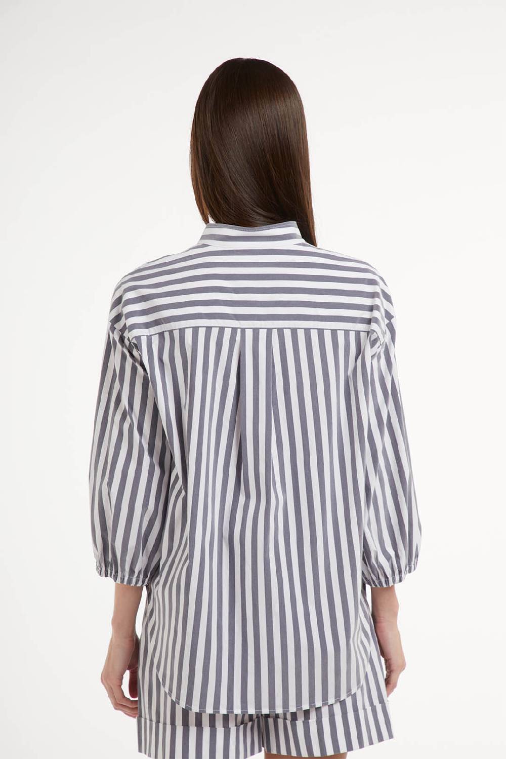 Piazza Sempione Camicia a righe verticali Moda