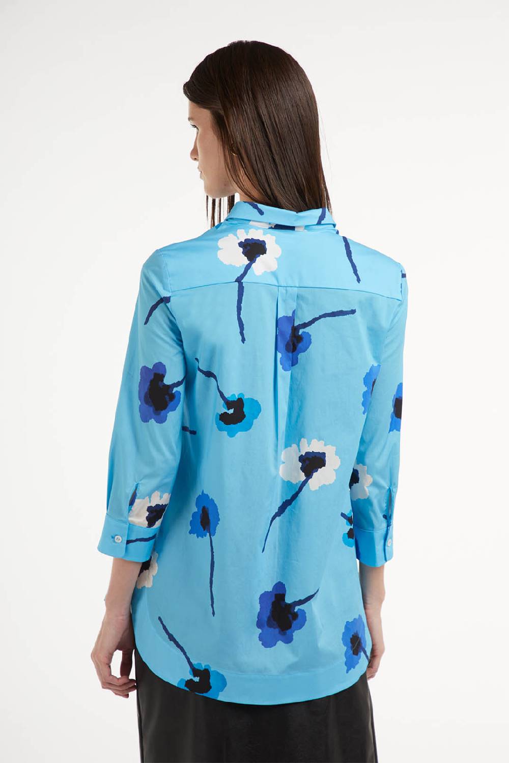 Piazza Sempione Camicia a tunica con stampa fiori Italy