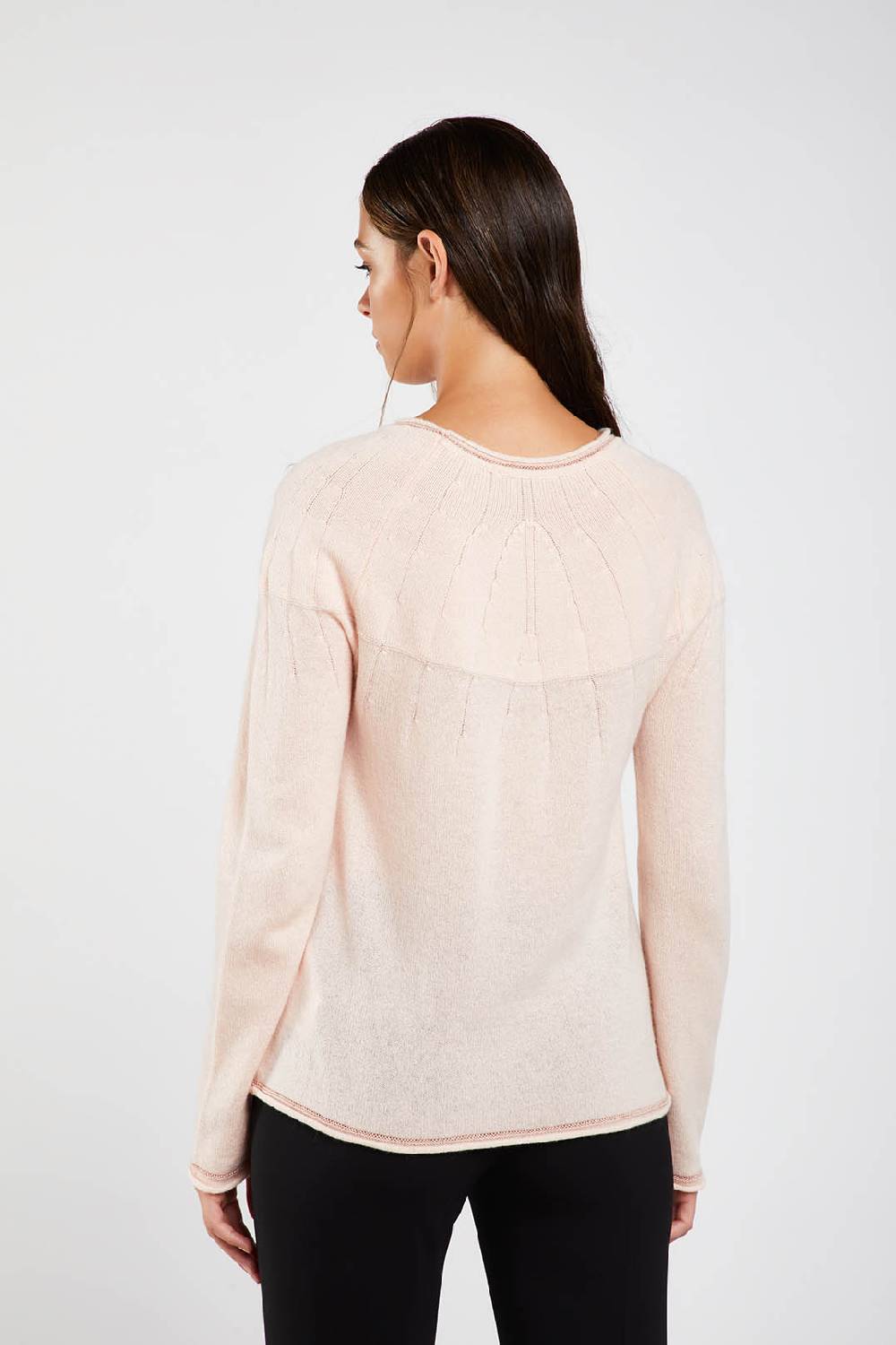 Piazza Sempione Maglia girocollo in cashmere Promozione